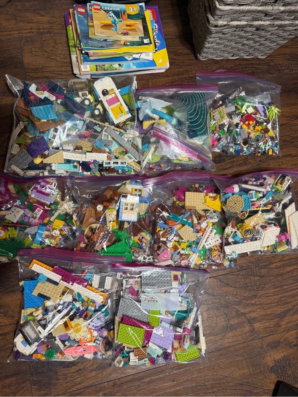 LEGO Friends & Creator Assorted Sets - Blue, Pink, Yellow, Green